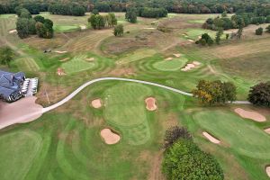 Chantilly (Vineuil) 18th Green Aerial
